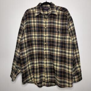 Vintage Workwear Flannel XL Outdoors Plaid Nature Hunting Fishing